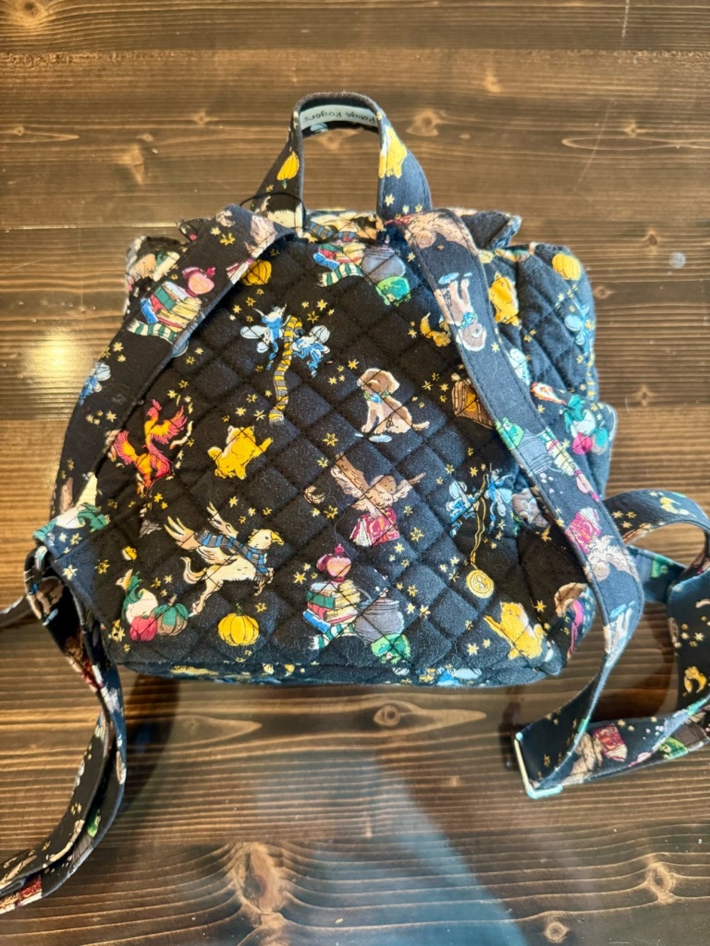 Vera Bradley Harry Potter Friends at Hogwarts Mini Quilted Backpack - Picture 3 of 10